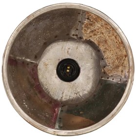 Candeeiro suspenso industrial redondo 25W 30 cm E27 multicor