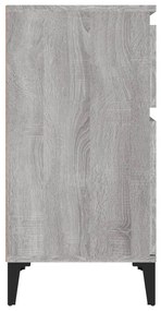 Mesas de cabeceira 2 pcs 40x35x70 cm cinzento sonoma