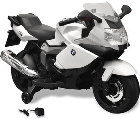 Motocicleta eléctrica BMW 283 para crianças- branca 6V