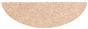 Tapetes de escada adesivos 20 pcs 56x17x3 cm creme