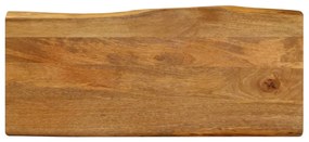 Tampo de mesa c/ borda viva 100x40x2,5 cm mangueira maciça