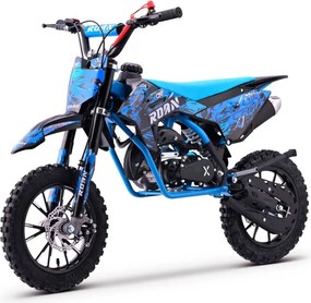 MINI MOTO Crianças MINICROSS gasolina 49cc Roan CRF 10/10" 3.5cv Azul