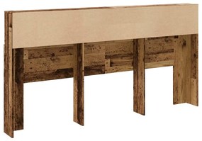 Armário cabeceira 200x19x103,5 cm deriv. madeira madeira velha