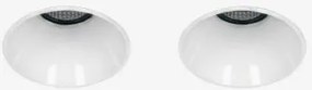 Pack De 2 Downlights Led Embutidos Sem Moldura Trimless Redondos Ø5,3 Cm Para Exterior Em Alumínio Orelva Branco & Branco Frio 4000k & 6 W & 23º -