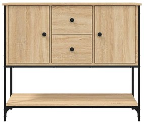 Aparador 100x36x85 cm derivados de madeira cor carvalho sonoma