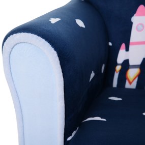 Poltrona infantil Por mais de 3 anos Até 45 kg Estampagem de foguetes