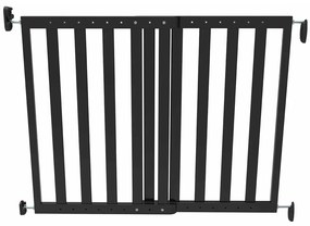 419488 Noma Barreira de segurança extensível 63,5-106 cm madeira preto 93743