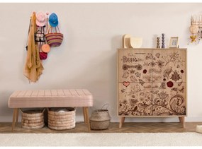 Conjunto de Mobiliário de Entrada Multilux – Sonomo Stone – Sapateira