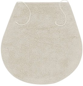 Conjunto tapetes de casa de banho 3 pcs tecido branco
