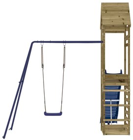 Conjunto de brincar para exterior madeira de pinho impregnada