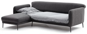 Sofá-Cama de Canto Venus – Antracite – 265x80x163 cm