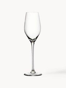 Taças de champanhe de cristal Exquisit, conjunto de 6