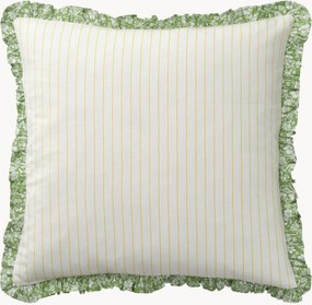 Capa de almofada de algodão com folhos Mindy