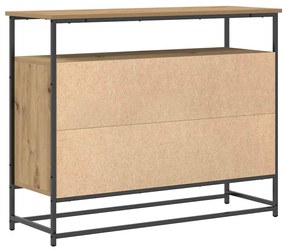 Sideboard vidaXL Artisan Carvalho 100x35x80 cm Madeira engenheirada e