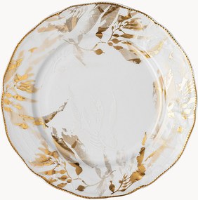 Prato de pequeno-almoço em porcelana Heritage Midas
