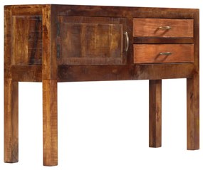 Aparador 118x30x75 cm madeira de mangueira maciça