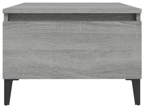 Mesas de apoio 2 pcs 50x46x35 cm deriv. madeira cinzento sonoma