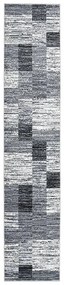 vidaXL Passadeira 80x400 cm polipropileno cinzento