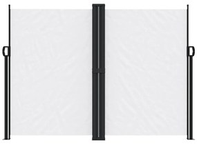 Toldo lateral retrátil 180x1000 cm branco