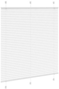 Branco Plissada Cega 120x100cm Largura Tecido 119,4cm Poliéster