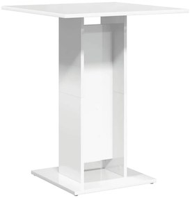 Mesa bistrô 60x60x75 cm contraplacado branco brilhante