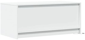 Mesa de centro com luzes LED derivados de madeira branco