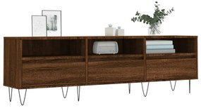 Móvel TV 150x30x44,5 cm derivados de madeira carvalho castanho