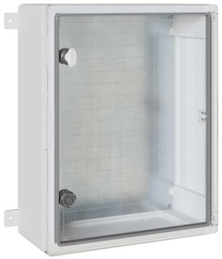 Armário de Controle IP65 À Prova d'Água Cinza 40x17,5x50 cm Plástico A