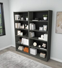 Estante Bigs – Cinzento Escuro – 160 cm x 180 cm x 28 cm