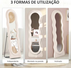 Espelho de Pé "Luna" – 50x160 cm – Creme