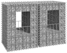 Postes/cestos gabião 2 pcs 40x40x60 cm ferro