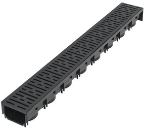 Canais de drenagem 3 pcs plástico 3 m