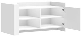 Mesa de centro 100x50x50 cm derivados de madeira branco
