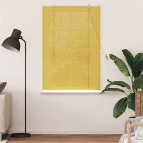 Persianas e Sombras de Janela Amarelo 110 x 160 cm Bambu