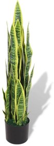 244427 vidaXL Planta espada-de-são-jorge artificial com vaso 90 cm verde