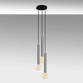 Chandelier Tempo – Prateado – 22 x 22 cm
