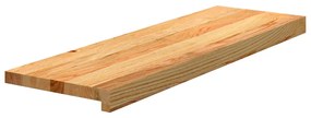 Tapetes de escada 4 pcs 80x30x2 cm carvalho castanho-claro