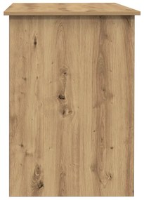 Secretária 100x55x75 cm derivados madeira carvalho artisiano