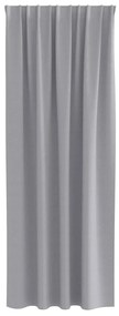 Cortinas 2 pcs Cinzento-claro 245 x 140 cm Poliéster