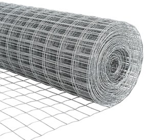 Cerca Euro da com 7 Postes de Espinho 1.4x10 m Aço Galvanizado