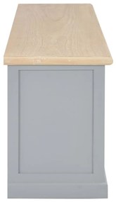 Móvel de TV 120x30x40 cm madeira cinzento