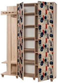 **** Hall Stand Garmanto – Carvalho Sonoma – 135x192x36 cm

**