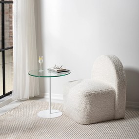 Mesa de Apoio Chill-Out – Branca – 50x50x50 cm