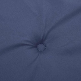 Almofadão p/ banco jardim 180x50x4cm tecido oxford azul-marinho