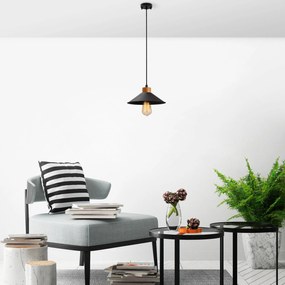 Candeeiro Suspenso GMN-00003 – Preto – 103 x 24 cm