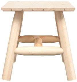 Mesa de apoio 49x49x50 cm madeira de abeto maciça