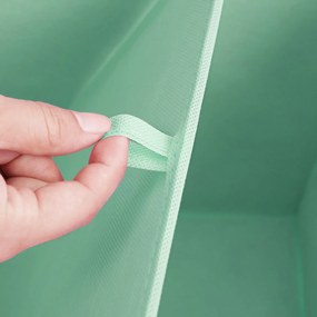 3 Caixas de arrumação para brinquedos verdes