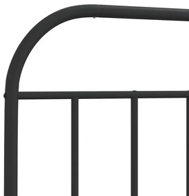 Cabeceira de cama 160 cm metal preto