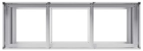 Planter 120x40x80 cm aço galvanizado