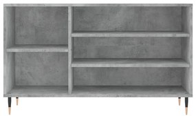 Sapateira 102x36x60 cm derivados de madeira cinzento cimento
